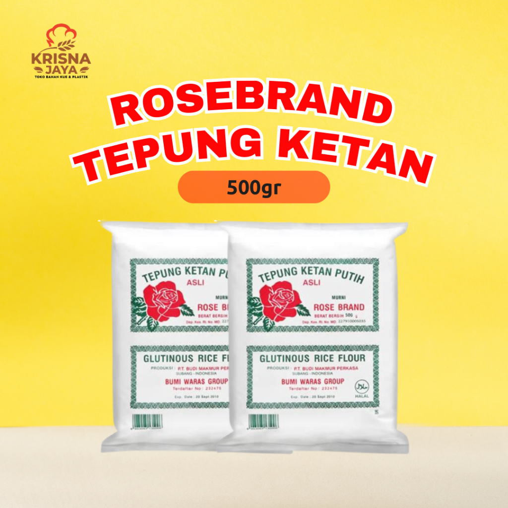 

Rosebrand Tepung Ketan Putih 500gr