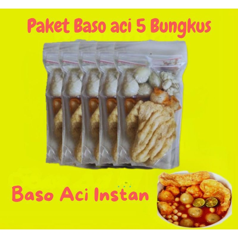 

Paket Baso aci 5 Bungkus