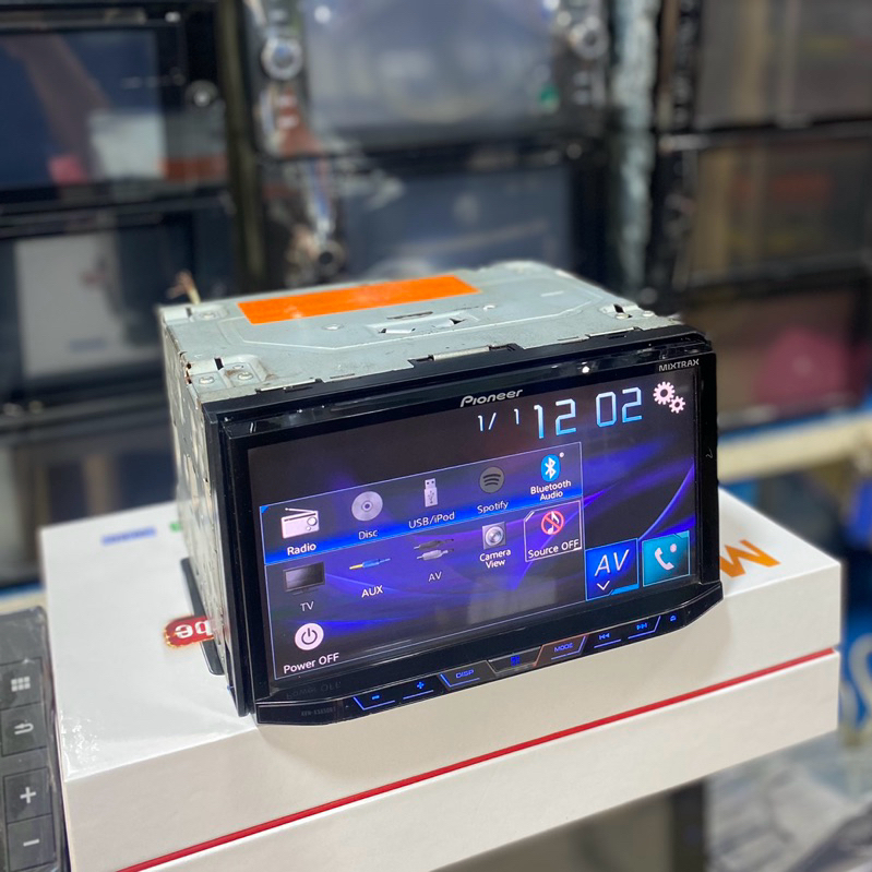 Head Unit Double Din Merk Pioneer AVH-X5850BT MIXTRAX ukuran 7 inch