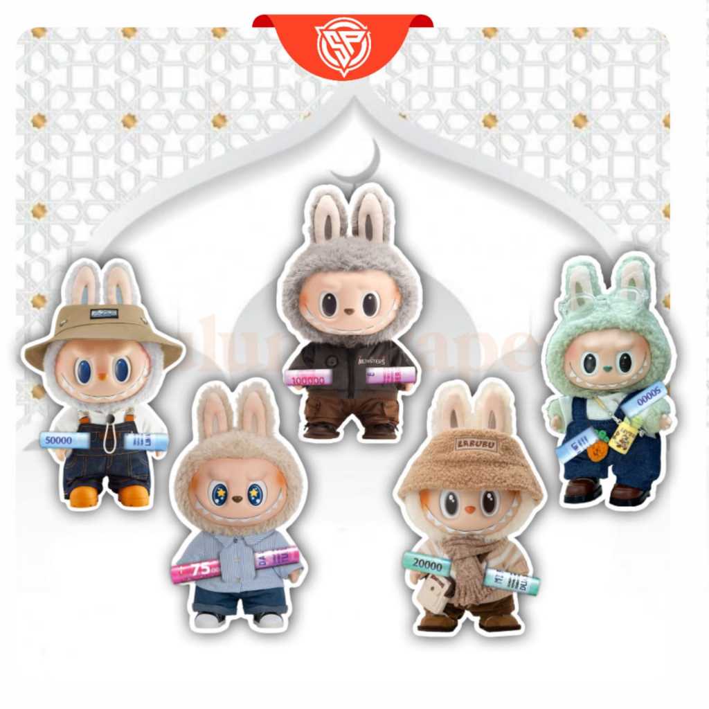 

Amplop Lebaran Labubu 2025 Amplop lebaran 3D karakter labubu Angpau Labubu