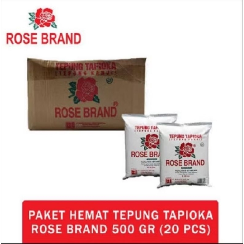 

Tepung Tapioka Rose brand 500gr(ball)
