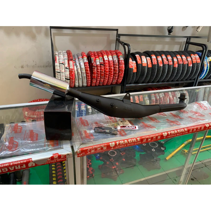 Knalpot AHM ampang hoong motor Malaysia F1zr fizr ForceOne