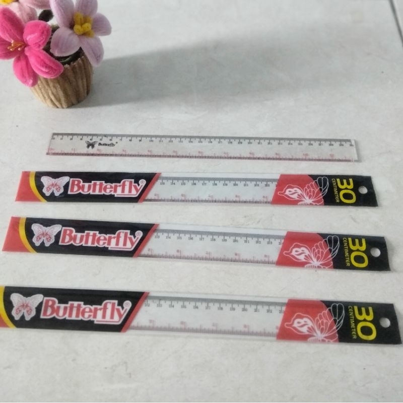 

penggaris butterfly 30cm