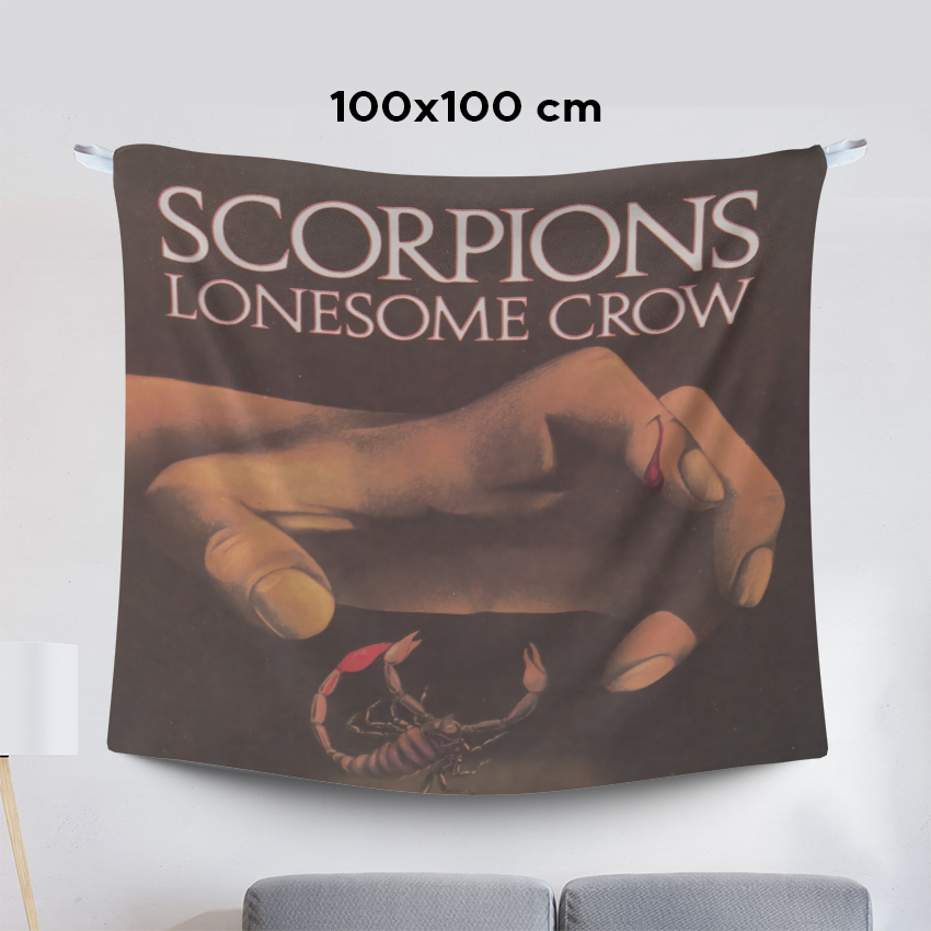 POSTER KAIN TAPESTRY BENDERA band scorpions album lonesome crow