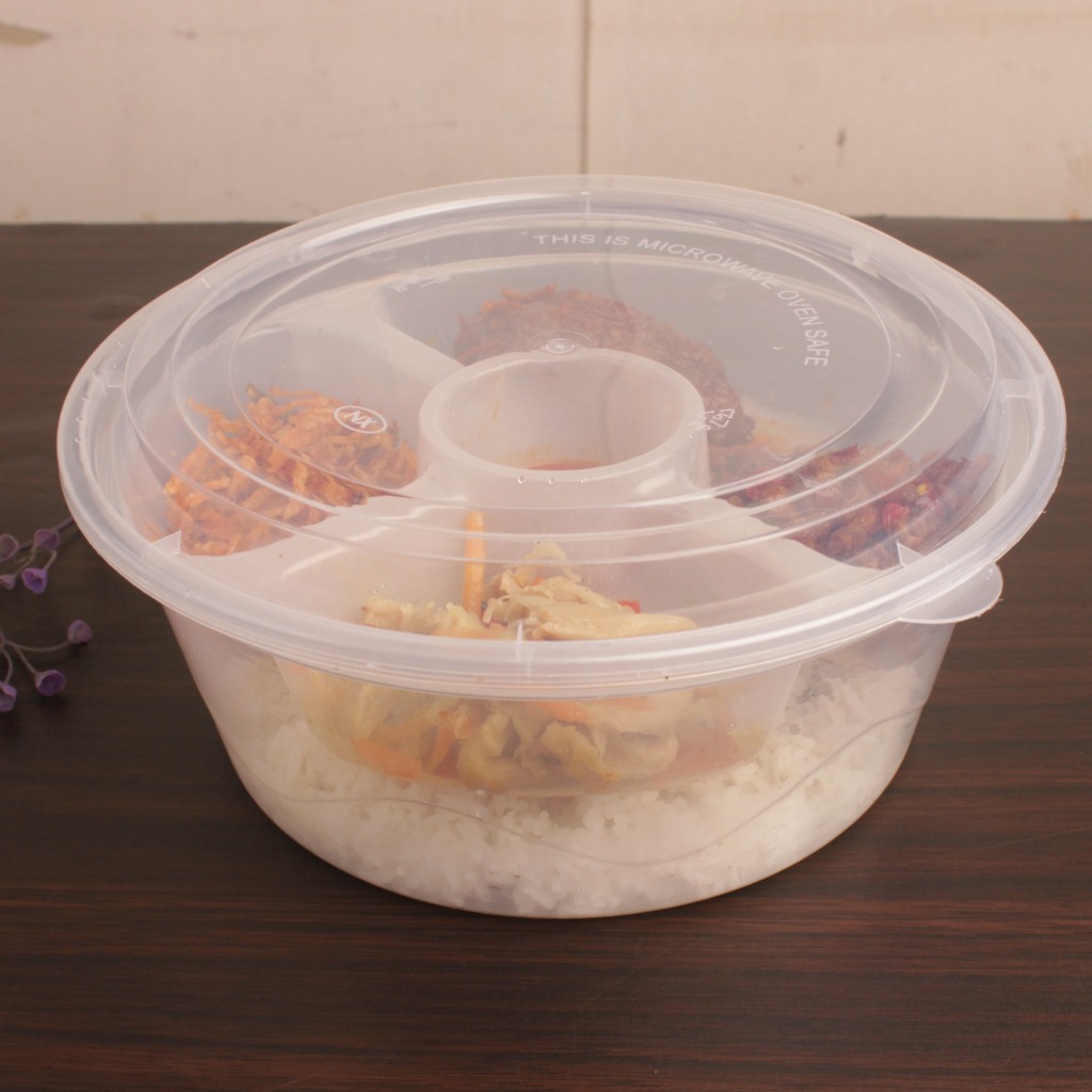 WADAH MAKAN/TEMPAT SAYUR THINWALL SEKAT/ WADAH BERKAT MAKANAN