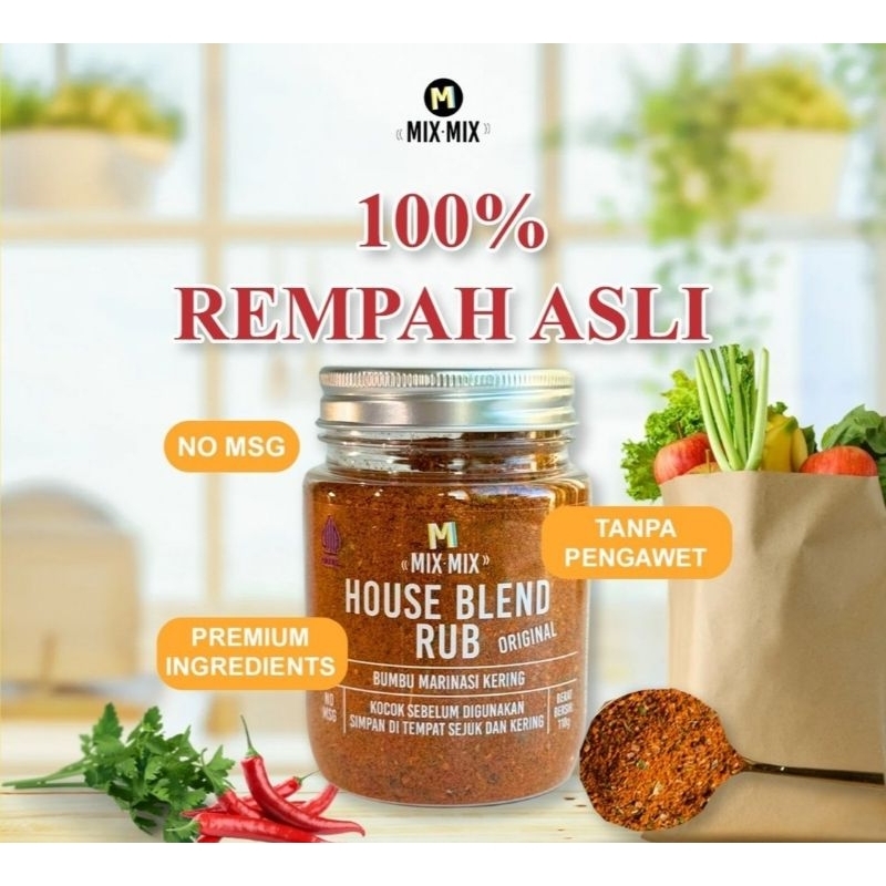 

MIXMIX Dry Rub | Bumbu Marinasi Serbaguna tanpa pengawet