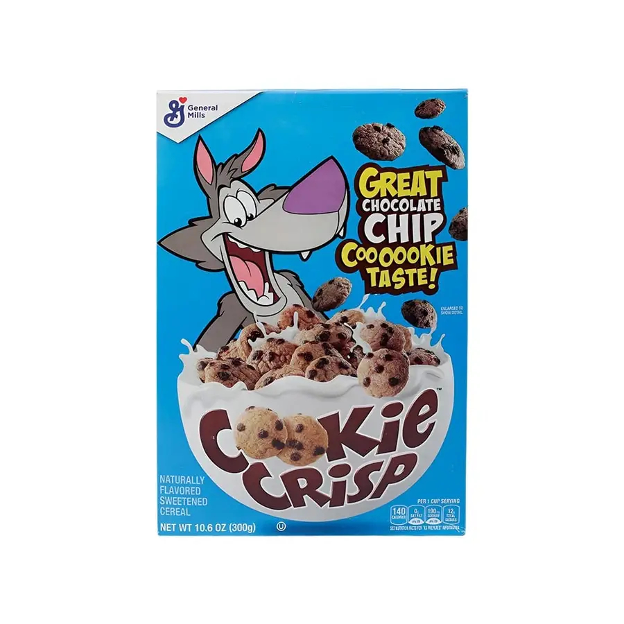 

COOKIE CRISP Cereal 300gr 10.5 oz General Mills Cookie Crisp