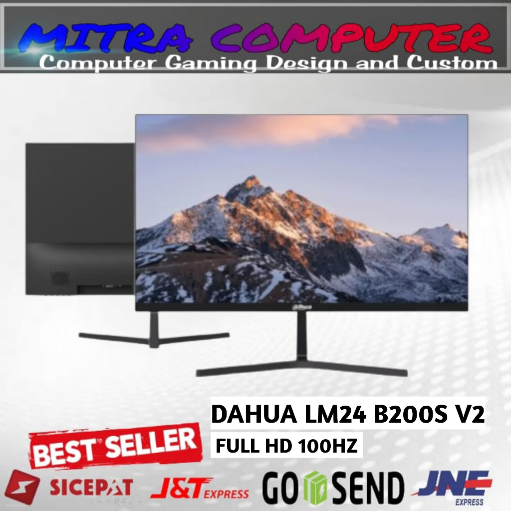 Dahua LED Monitor 24" FHD HDMI VA Speaker Garansi Resmi LM24-B200S