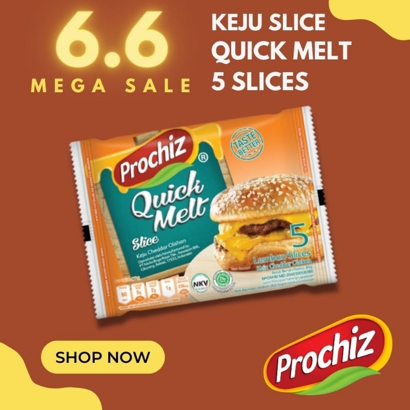 

Keju Prochiz Quick Melt 5 Slice