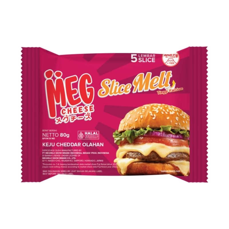 

Keju Meg Slice Melt 5 lembar