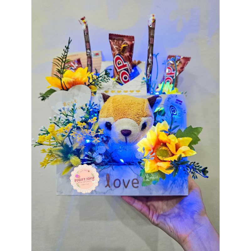 grand opening store/pajangan hias/buket bunga palsu/buket bunga artifical/buket boneka/tas buket bun