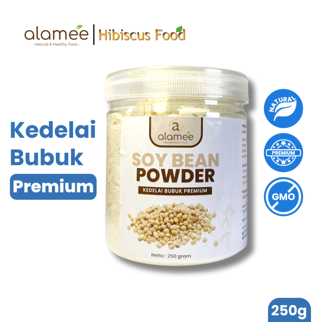 

ALAMEE Soy Milk Bean Powder PREMIUM Bubuk Susu Kacang Kedelai Murni Tinggi Protein Tanpa Gula 250gr