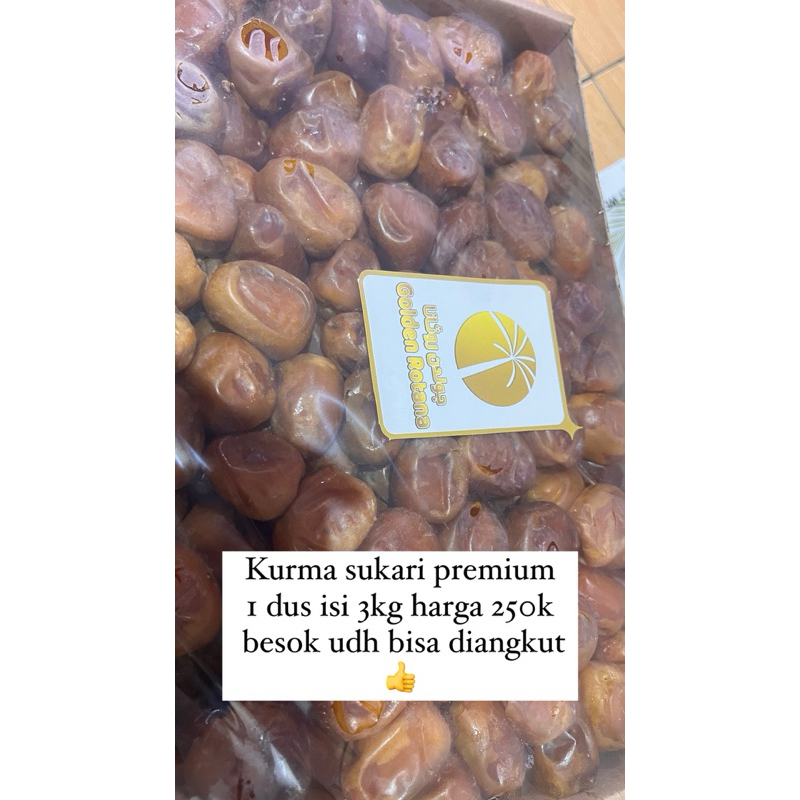 

Kurma Sukari Premium Basah 3KG