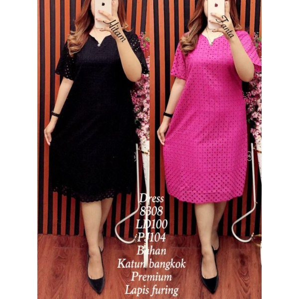 Dress Bangkok/dress katun bolong
