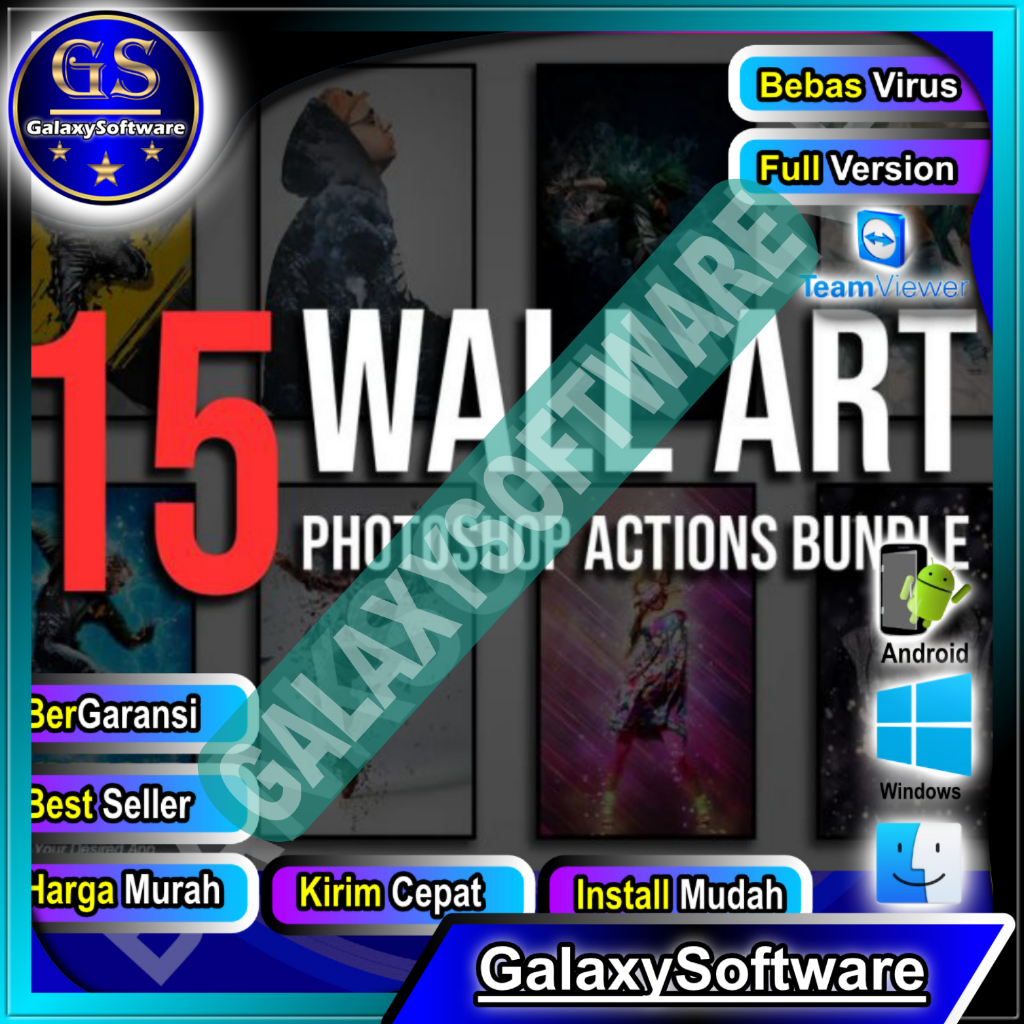 CreativeMarket – Wall Decor Photoshop Action [ATN] - GalaxySoftware