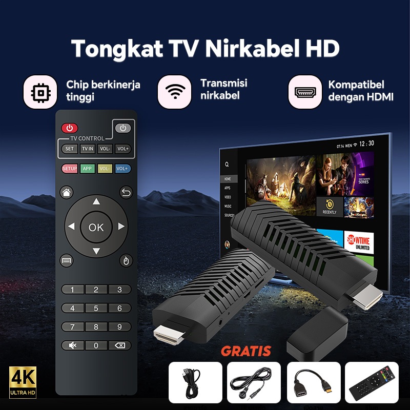 TV Stick Full HD Android 4K HDMI TV STICK Smart Digital TV Converter