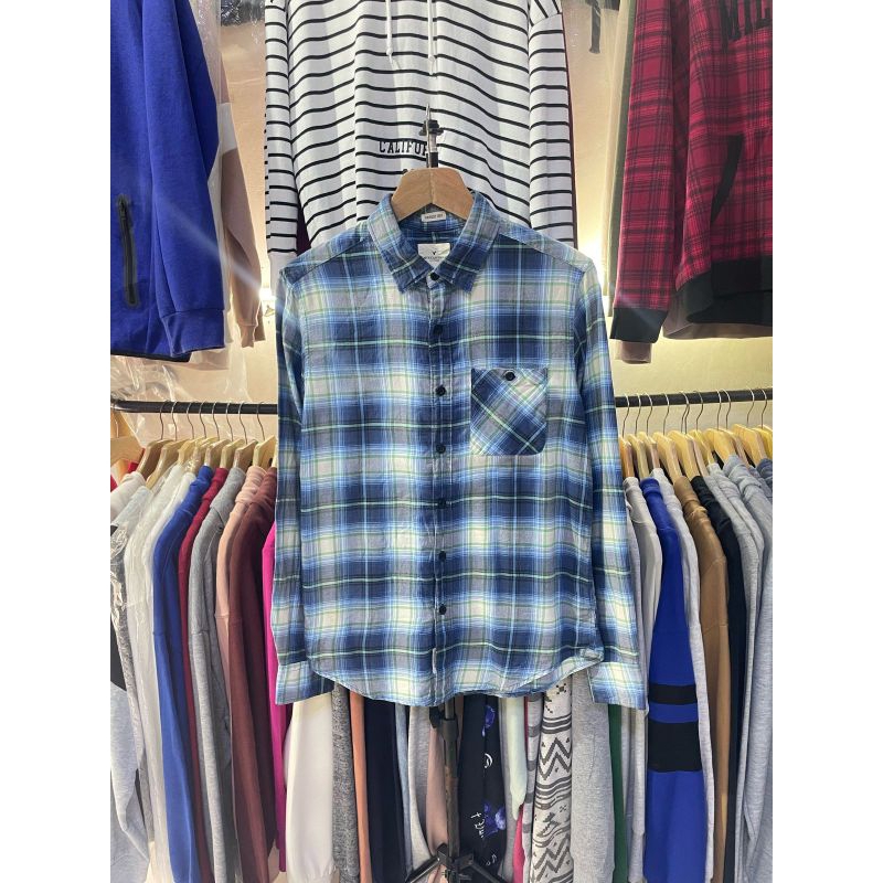 kemeja flanel American eagle ( S )