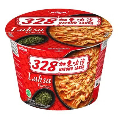 

Nissin Katong Laksa 328 Instant Bowl Noodles