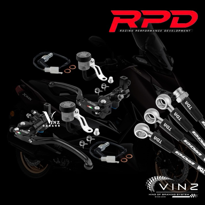 Master Rem RPD Xmax Set Selang Rem TDR Teflomax Xmax Full set Posisi Belakang Bawah // Paket Master
