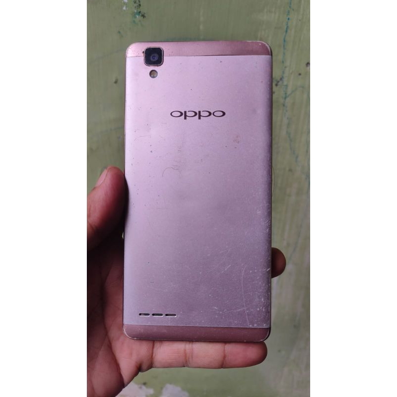Mesin hp Oppo F1f normal lcd retak2 mati