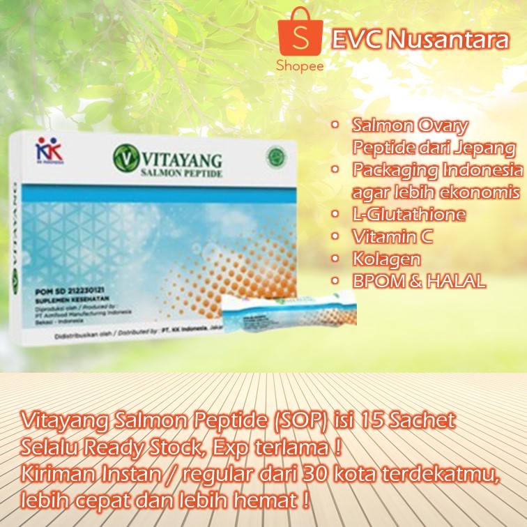 Vitayang SOP Salmon Ovary Peptide with Glutathione SOP japan