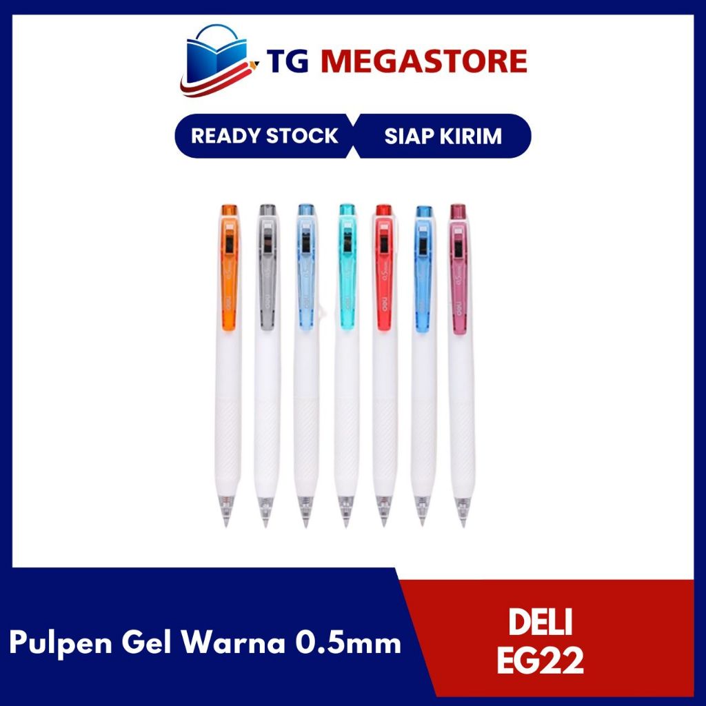 

Deli Pen Gel Color / Pulpen Gel Warna 0.5mm [ Edisi AGNEZ MO ] EG22