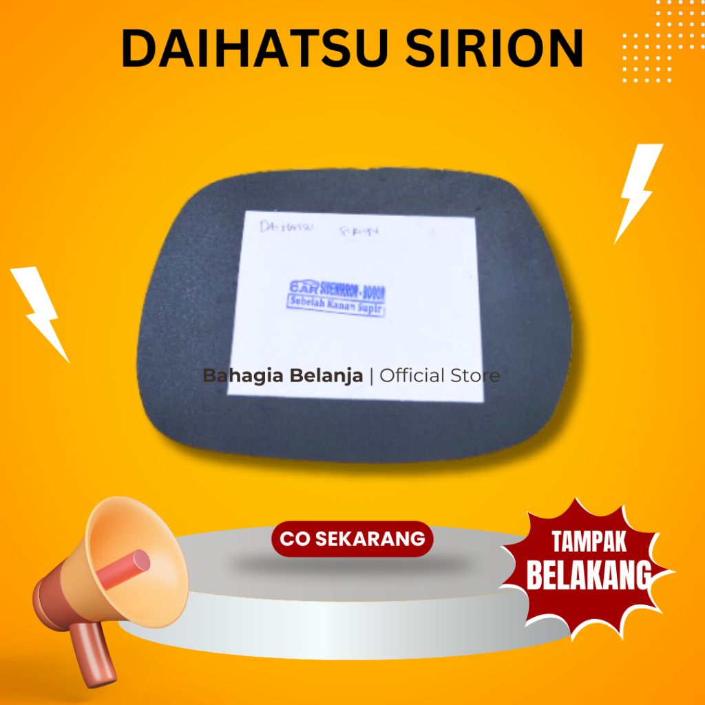 Kaca spion sirion 2005 2006 2007 2008 2009 2010 kaca saja Kaca Spion Daihatsu Sirion 2005 2006 2007 