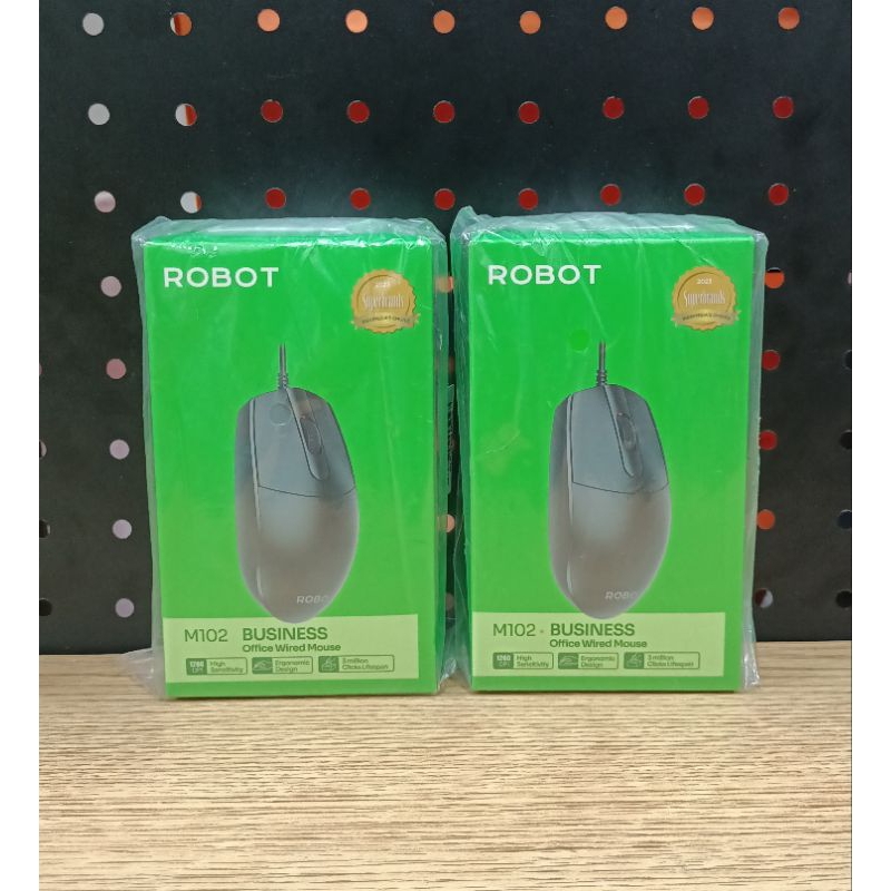 Robot M102 Mouse Wired Business Office / Mouse Robot M102 / Mouse Kabel Kabel / Mouse Kabel USB Robo