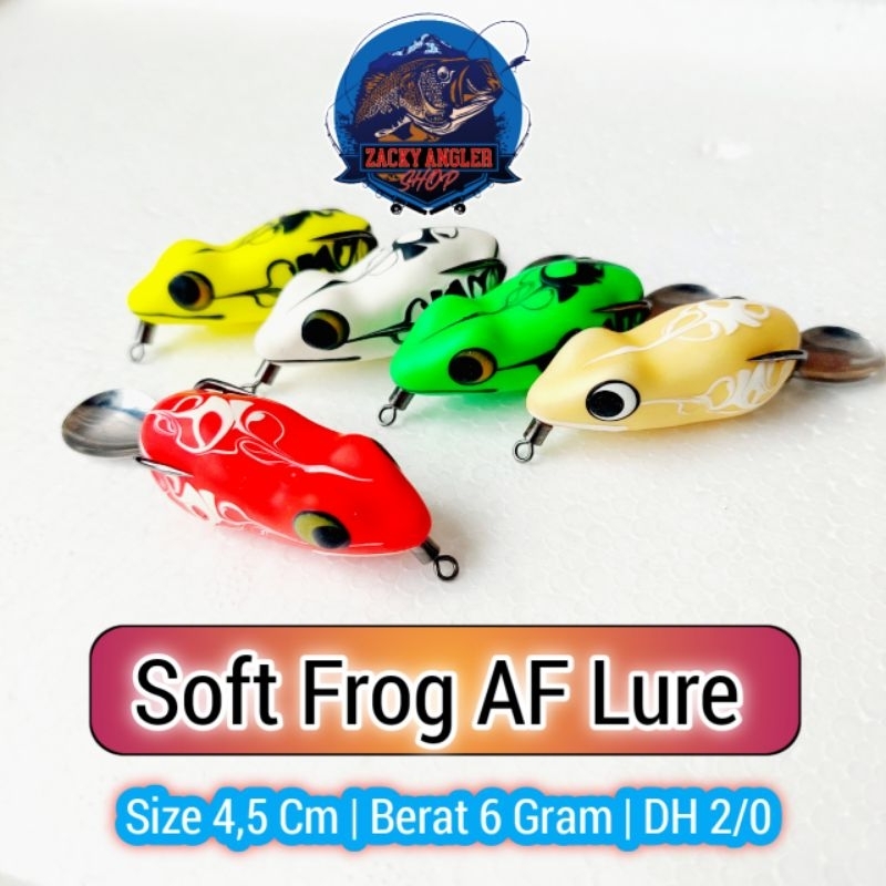Soft Frog AF Lure 4,5 Cm Slim Umpan Casting Gabus Berisik