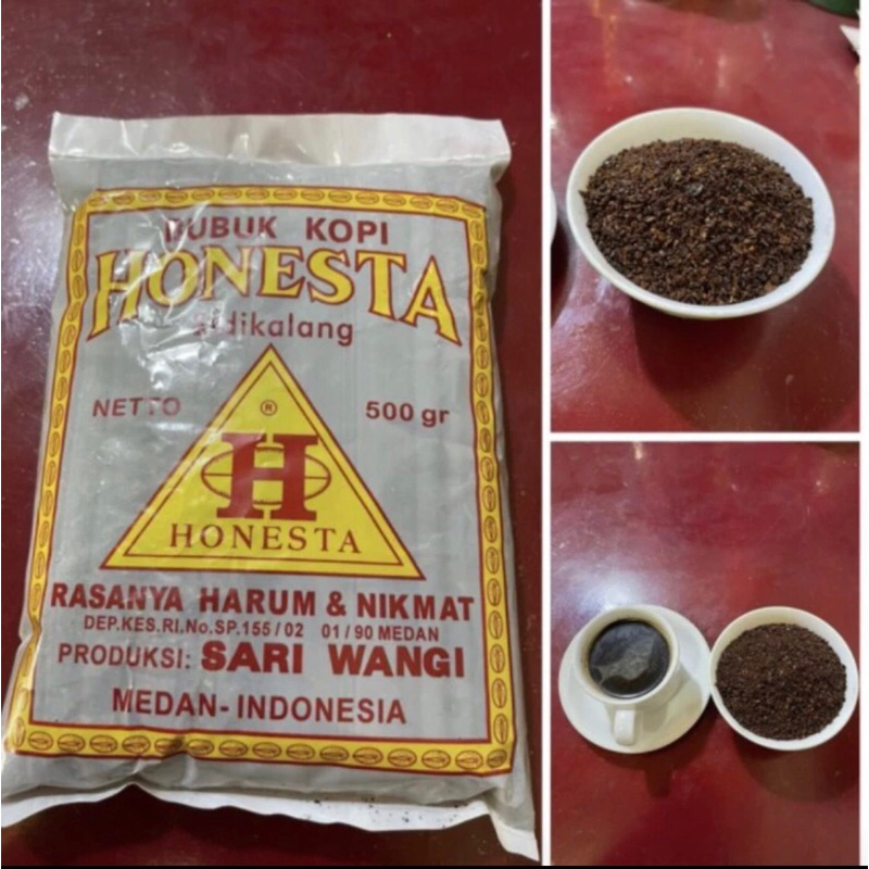 

HONESTA 500gr // bubuk kopi hitam asli original HARUM / KASAR // sidikalang kopi kasar 500gram GARANSI harum & nikmat / tidak asam enak murah coffee