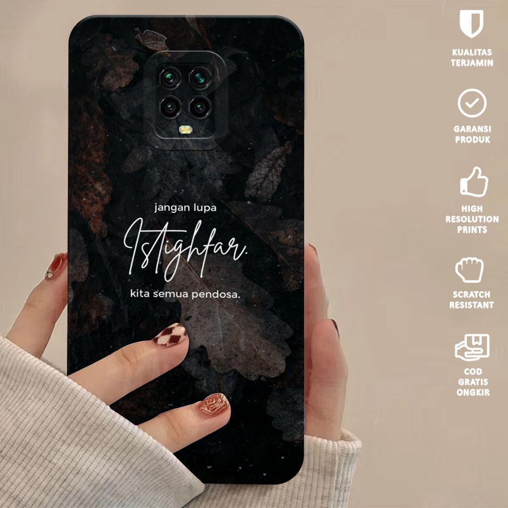 Case Xiaomi Redmi Note 9 PRO - Softcase Xiaomi Redmi Note 9 Pro Motif Quotes - Casing Hp Xiaomi Redm