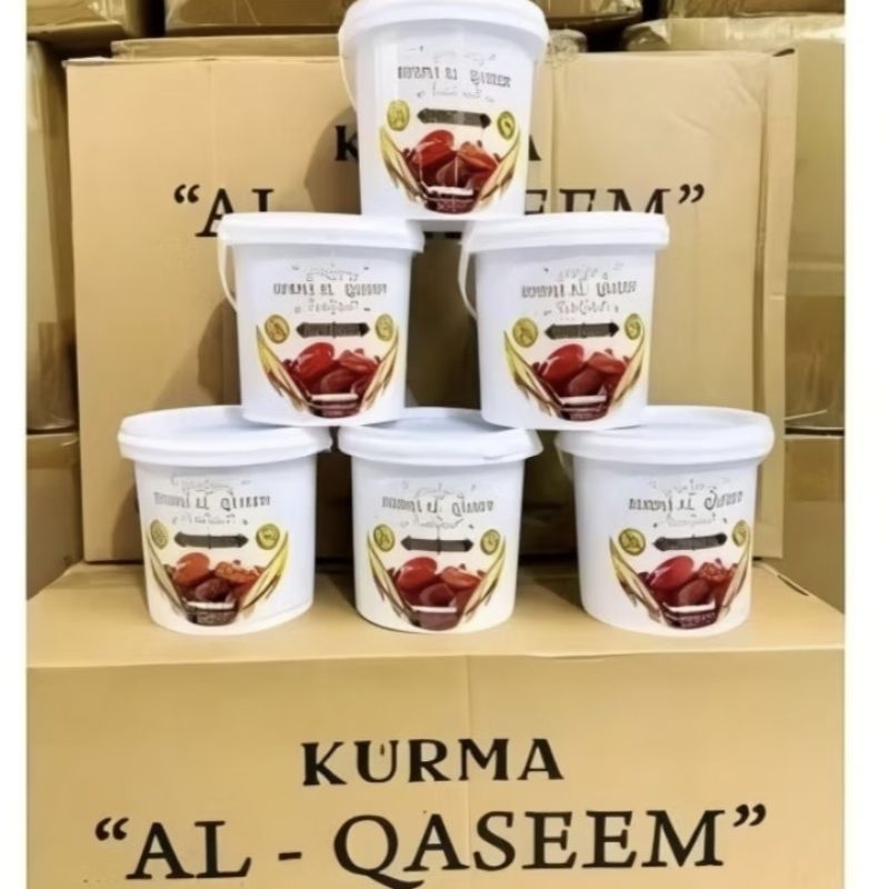 

KURMA AL QASEEM PAIL EMBER 500gr FRESH EXP SEPTEMBER 2026