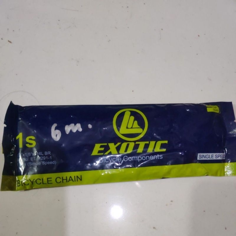 rantai sepeda 1 speed EXOTIC/CELCIUS