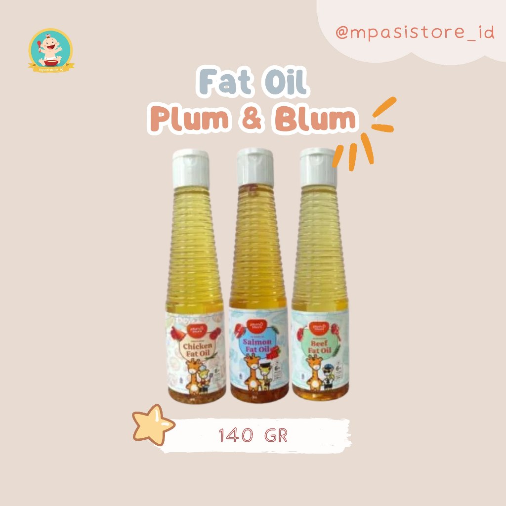

Plum and Blum Fat Oil Minyak Untuk Mpasi Bayi Anti GTM BB Booster