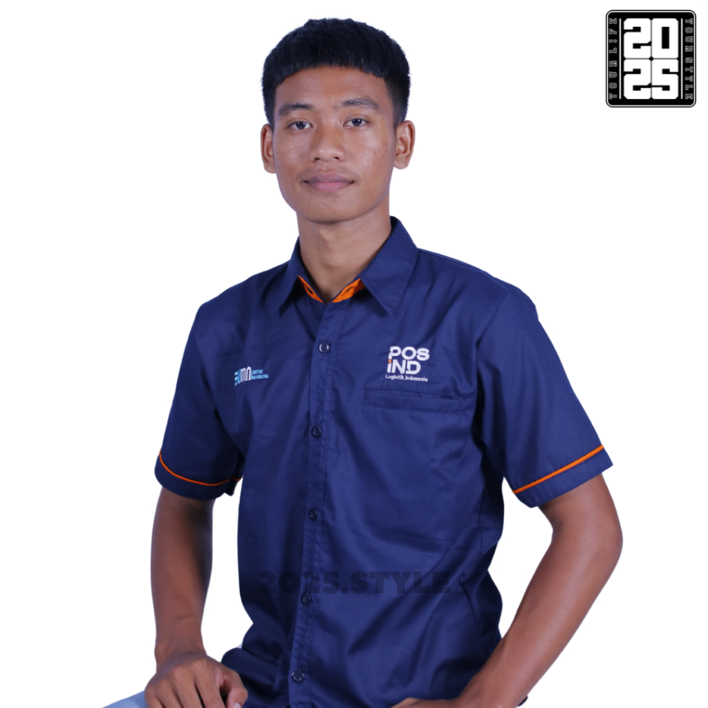 Kemeja Pos Indonesia Terbaru / Baju Kantor Pos Indonesia / Baju Pos / Seragam Pos Indonesia / Kemeja