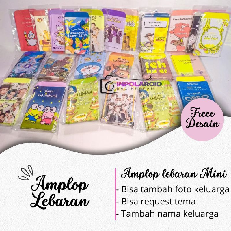 

1 Pack Amplop Custom Lebaran Mini (isi 10)
