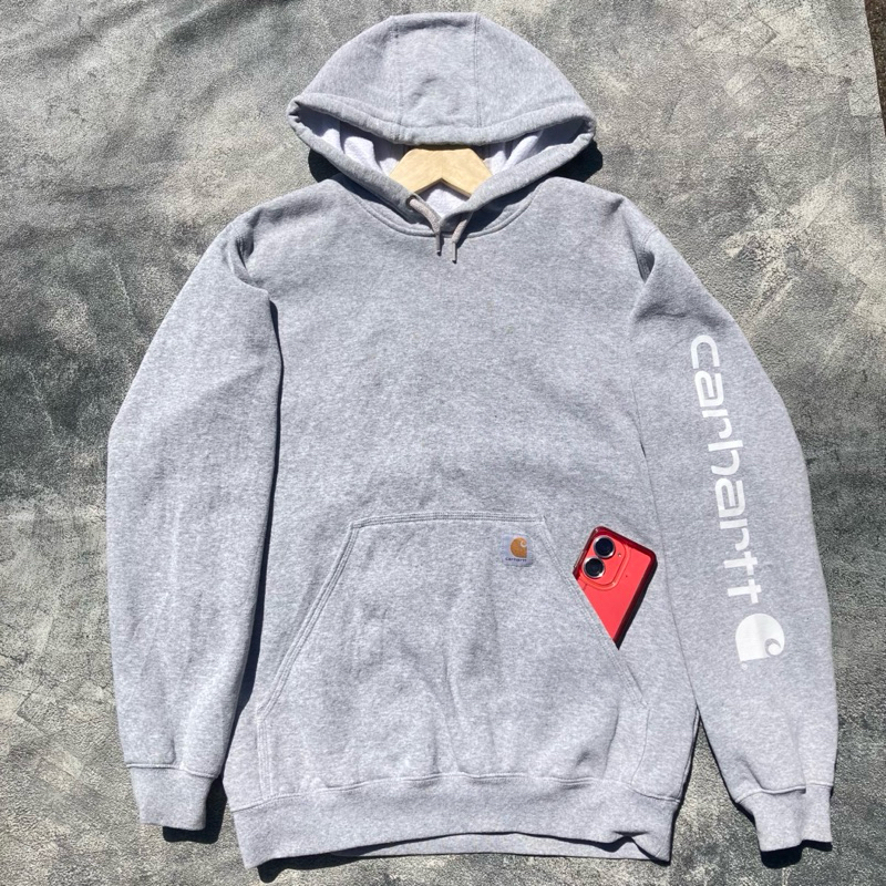 hoodie carhartt grey