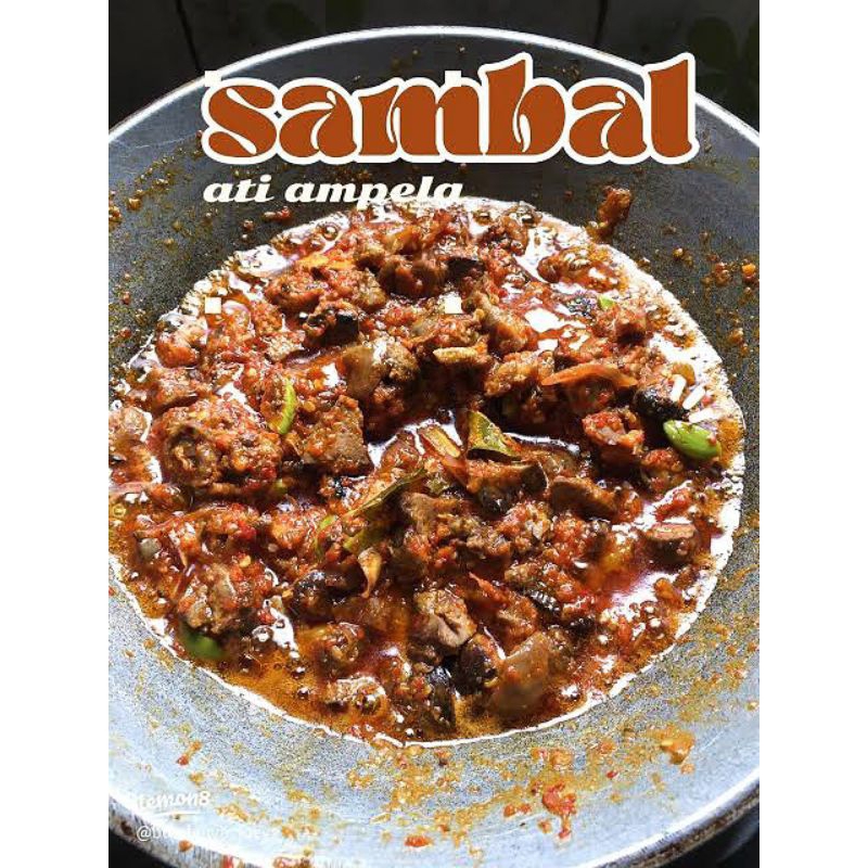

Sambel jantung hati ♥️