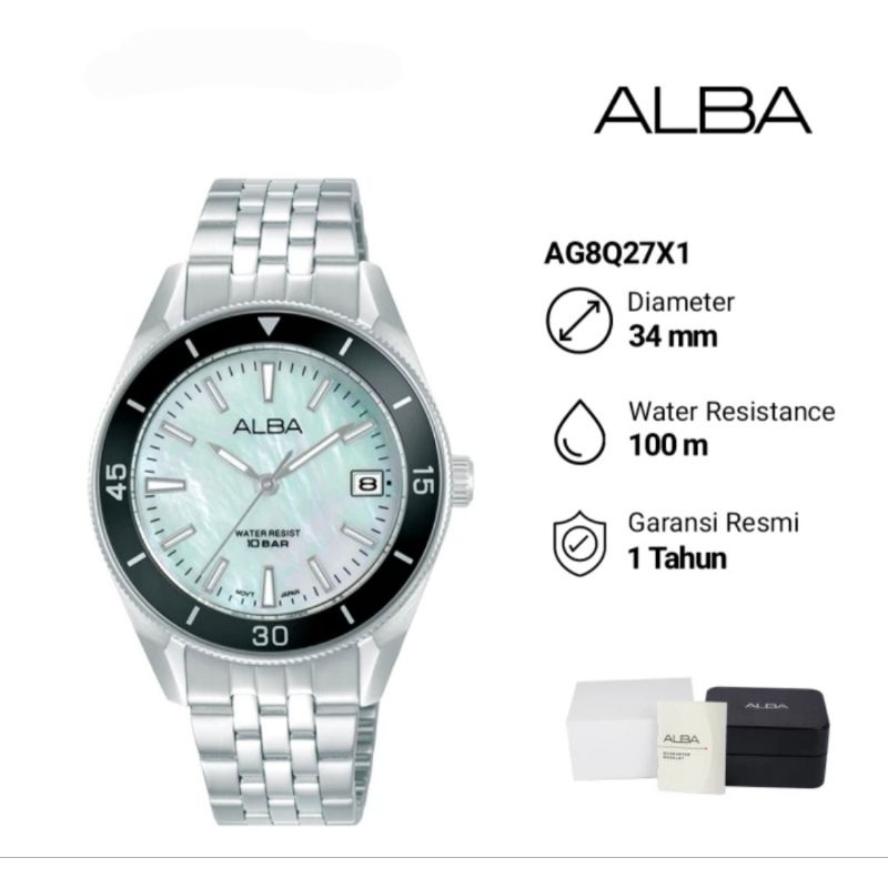 Jam Tangan Wanita Alba Active AG8Q27X1 Original Garansi Resmi