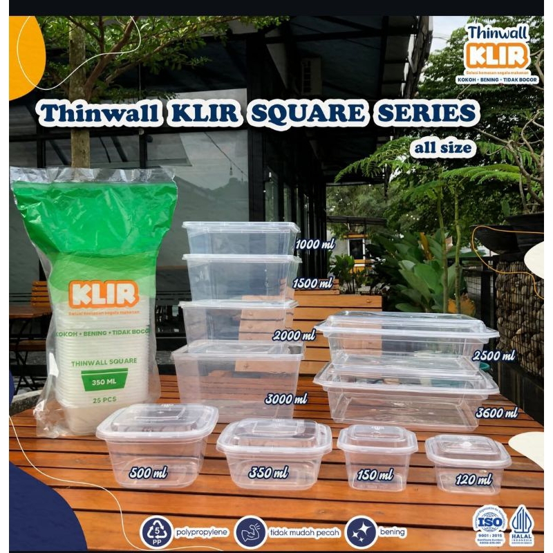 Thinwall square 1000ml