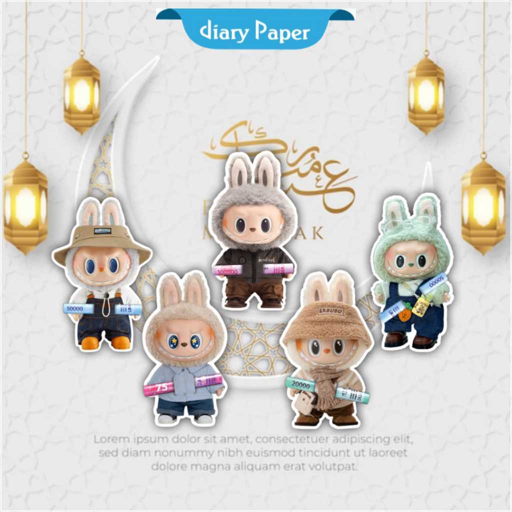 

Amplop Lebaran viral Labubu Amplop Thr Lebaran hari raya Idul Fitri 2025 Random