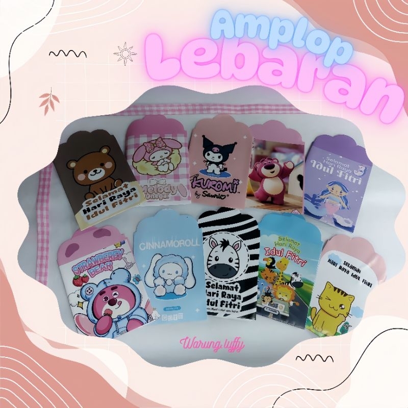 

Amplop Lebaran Selamat Idul Fitri 1pack isi 10pcs