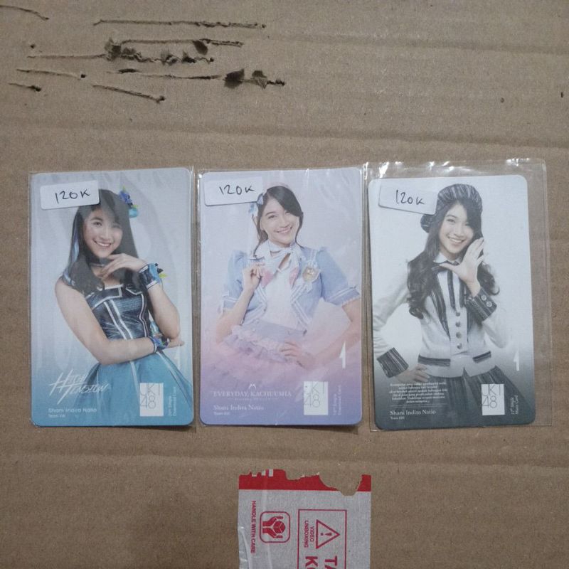 music card JKT48 Shani Indira Natio