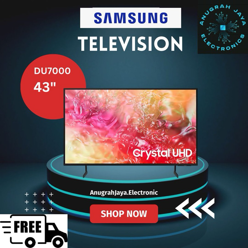 TV LED Samsung 43DU7000 43inch Android TV Christal UHD 4K