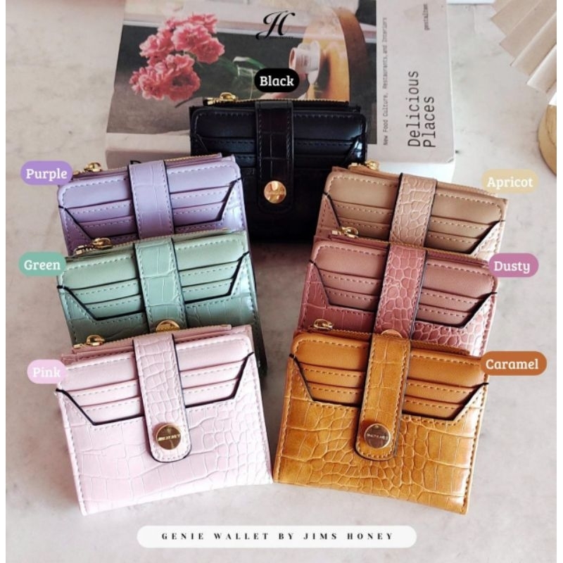 GENIE WALLET BY JIMSHONEY DOMPET WANITA DOMPET PEREMPUAN DOMPET CEWEK DOMPET CANTIK DOMPET MINI DOMP
