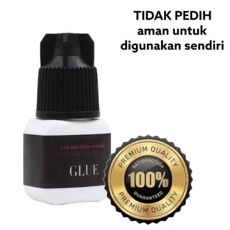 toya - Lem Eyelash Extension tidak pedih glue lem Eyelash tidak Pedih aman digunakan sendiri / eyela