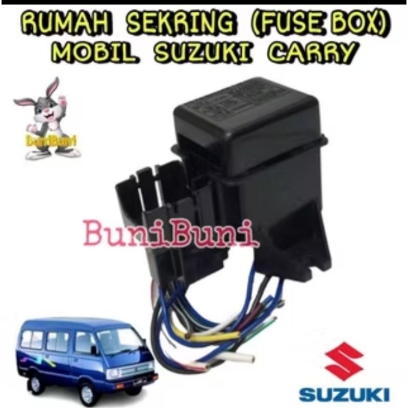 Fuse Box / Rumah Sekring Sikring Untuk Mobil Suzuki CARRY EKSTRA 1.0 / ST100 + 10 sikring