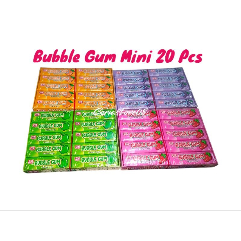 

Bubble Gum Mini 20 Pcs