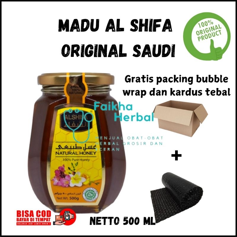 

Madu Al Shifa Original 500gr Madu Saudi Original Import Madu Asli Murni