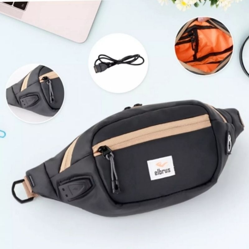 tas Pinggang pria-tas Selempang pria-tas Weisbag pria-tas Fashion-tas waisnag